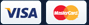 mastercard and visa logos